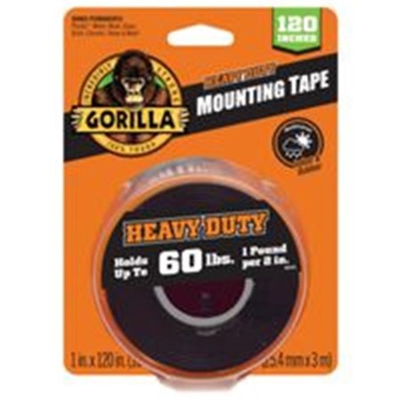 GORILLA GLUE 120 in. Heavy Duty Double Sided Mounting Tape GO572263
